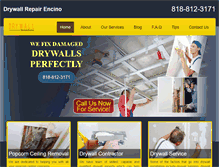 Tablet Screenshot of drywallcontractorencino.com